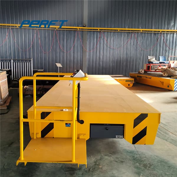 motorized transfer trolley for production line 50 tons